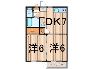 北丸森駅 徒歩5分 2階の物件間取画像